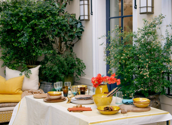 Recevoir au rythme des beaux jours