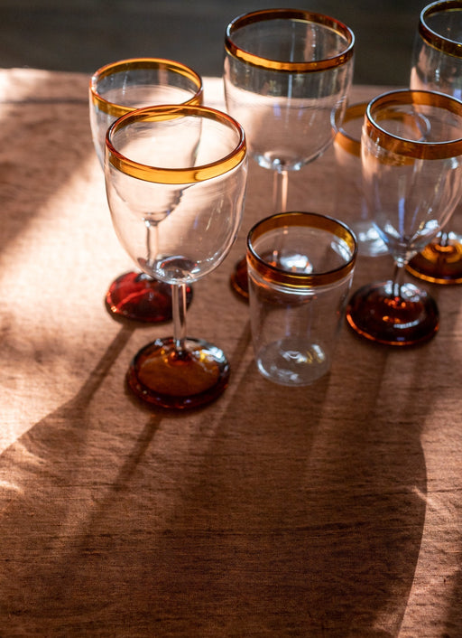 Lot de 4 verres à pied Ina