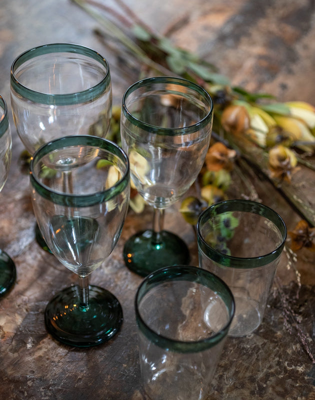 Lot de 4 verres à pied Ina