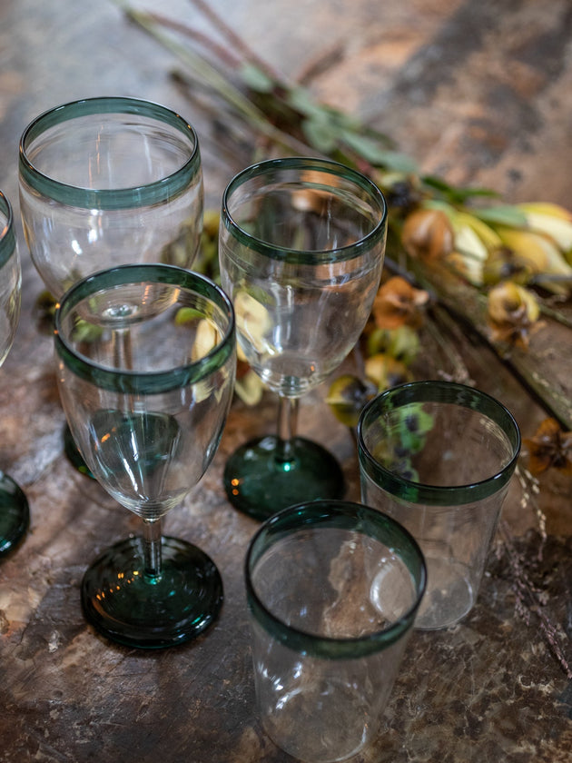 Lot de 4 verres à pied Ina