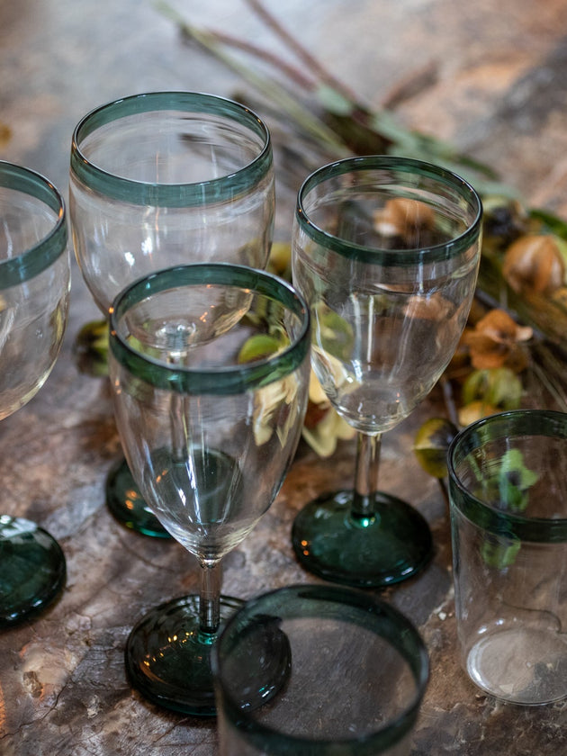 Lot de 4 verres à pied Ina