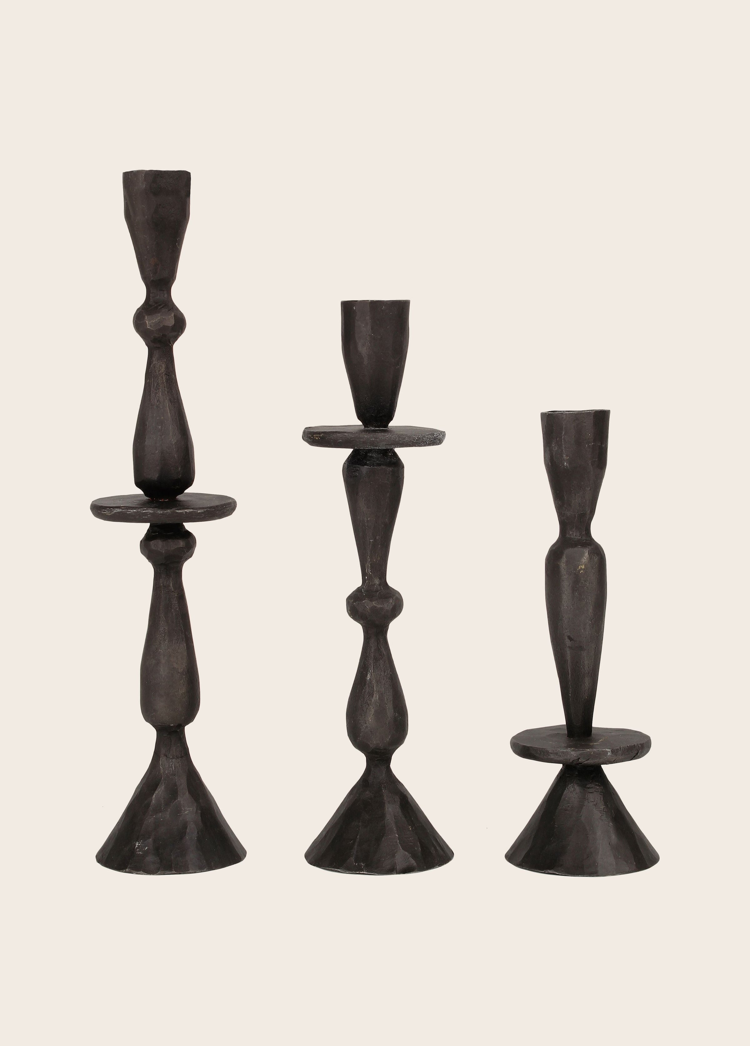 Set de 3 bougeoirs Jya