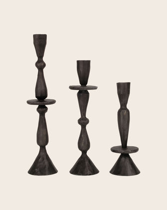 Set de 3 bougeoirs Jya
