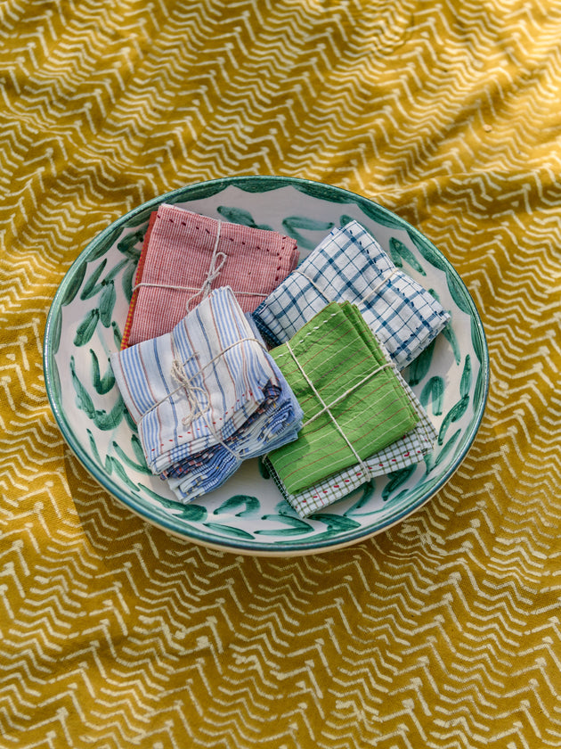 Set de serviettes de tables colorées Meli Melo