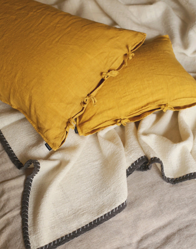 Linge de lit en khadi de coton