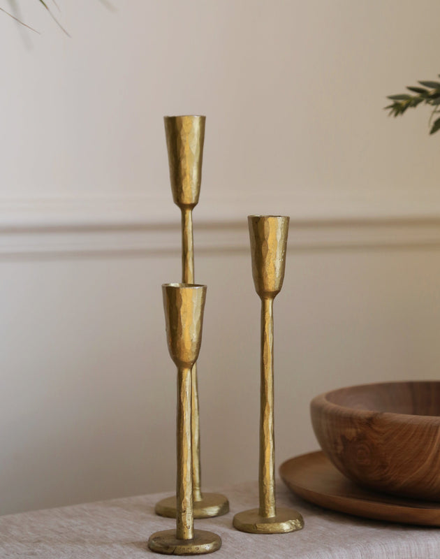 Set de 3 bougeoirs Nox