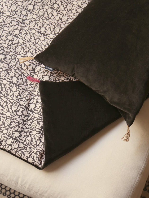 Sofa cover en velours et coton