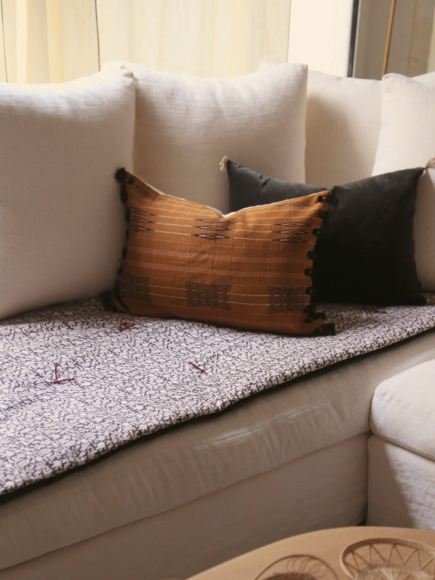 Sofa cover en velours et coton