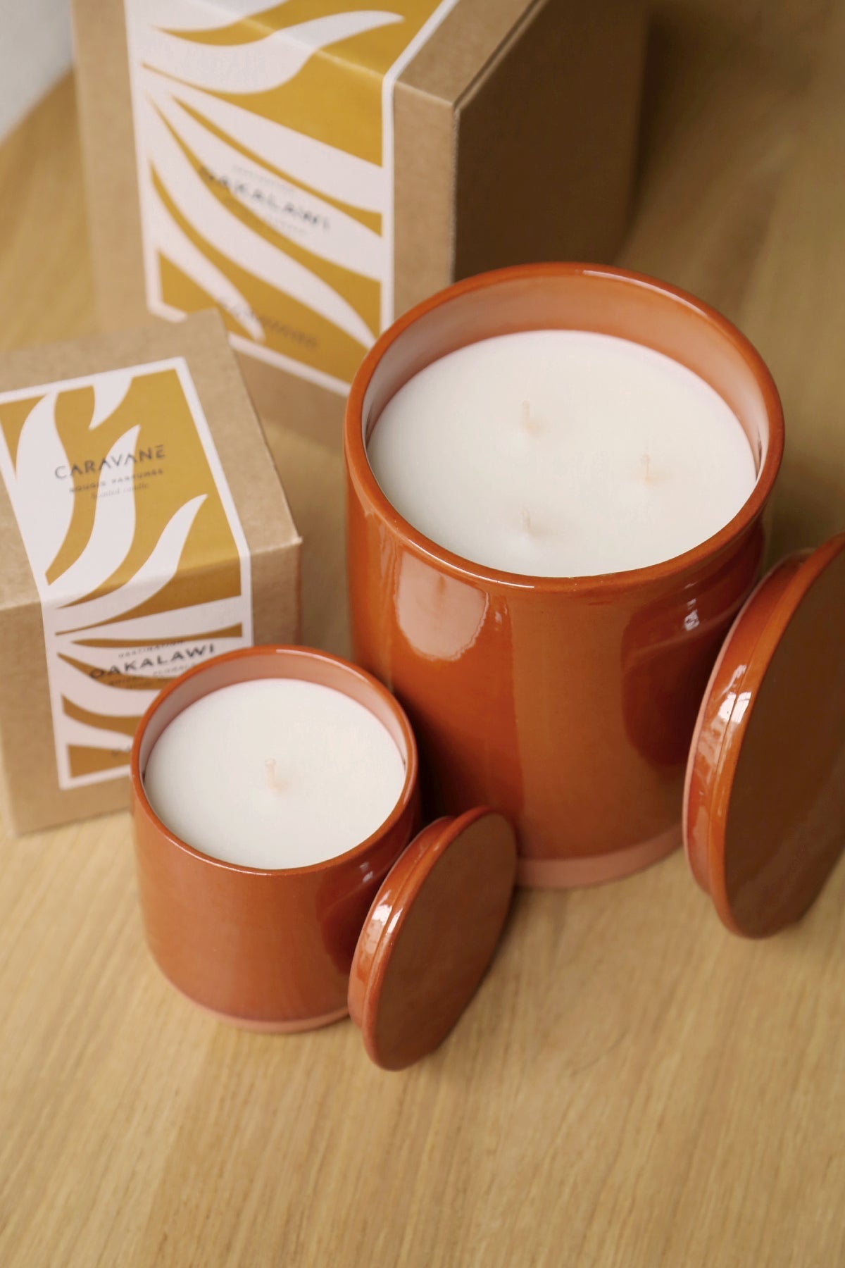 Bougie parfumée avec 1 ou 3 mèches