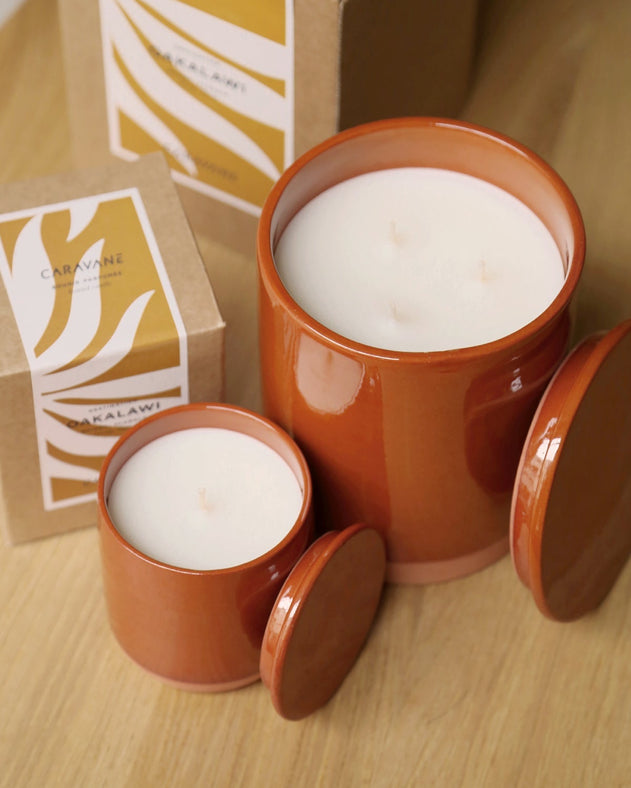 Bougie parfumée avec 1 ou 3 mèches