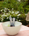 Grand couverts à salade de service en corne