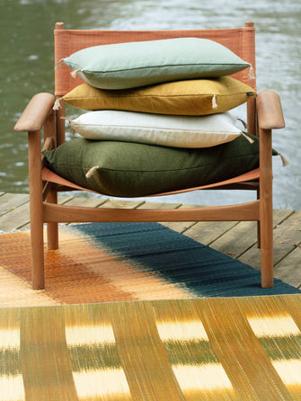 Fauteuil en teck Macha