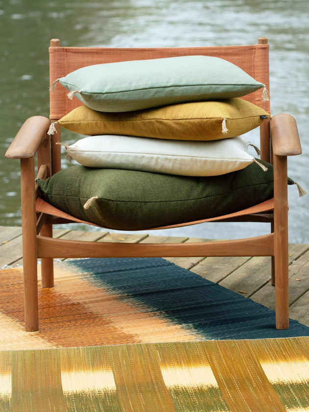 Fauteuil en teck Macha