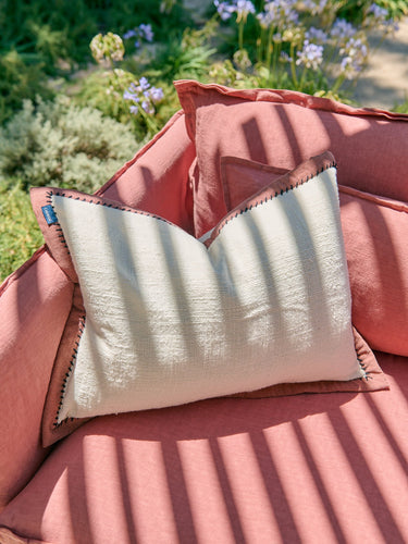 Housse de coussin Khadi Noir