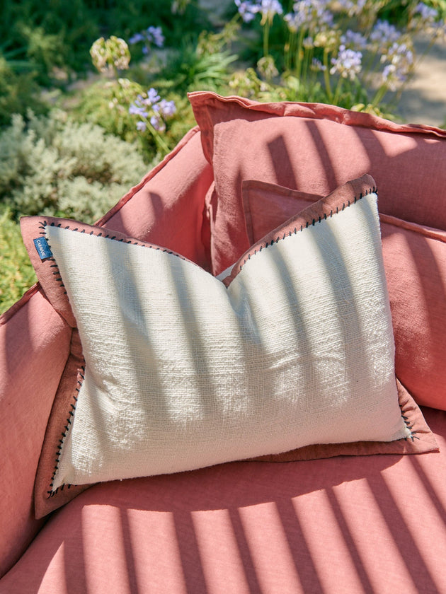 Housse de coussin Khadi Noir