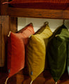 Washed velvet cushion cover