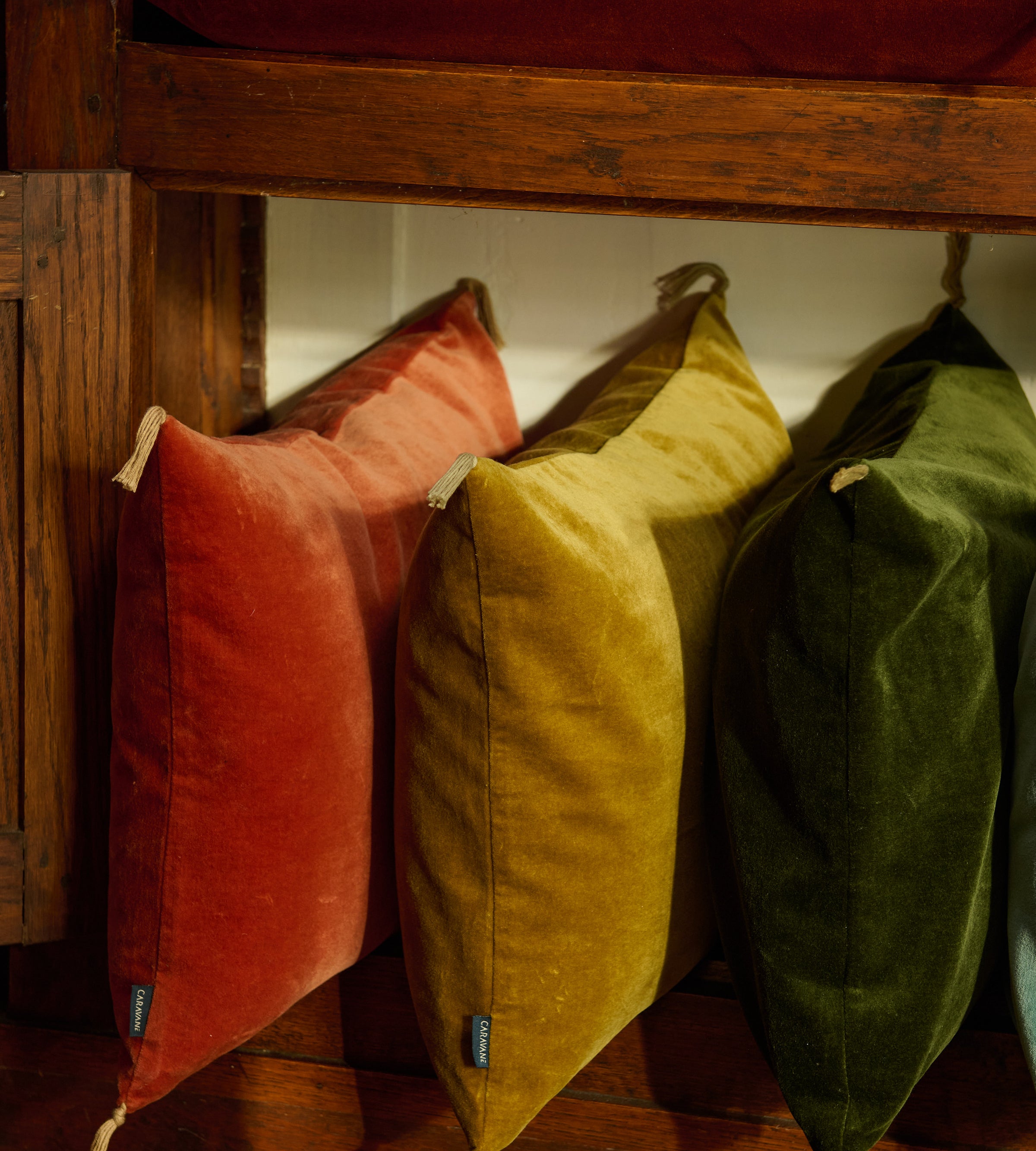 Housse de coussin Velours lavé