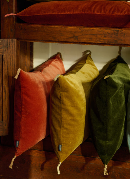 Housse de coussin Velours lavé