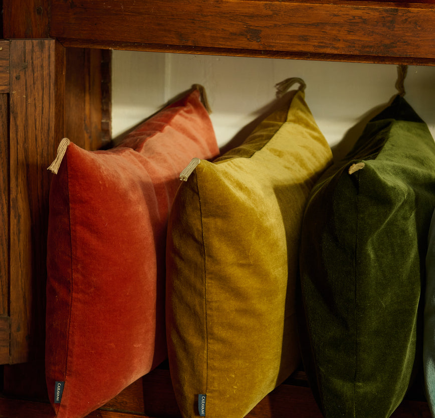 Housse de coussin Velours lavé