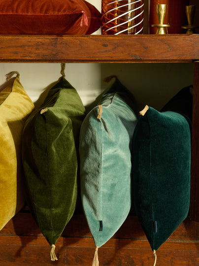 Housse de coussin Velours lavé