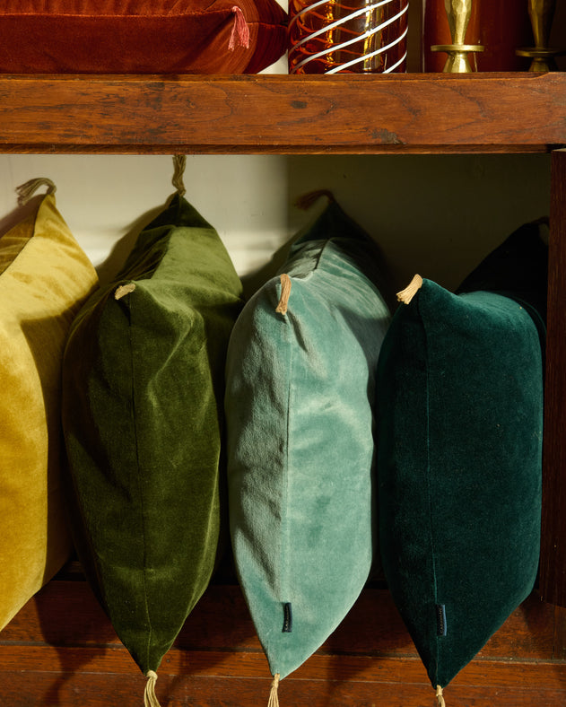 Housse de coussin Velours lavé
