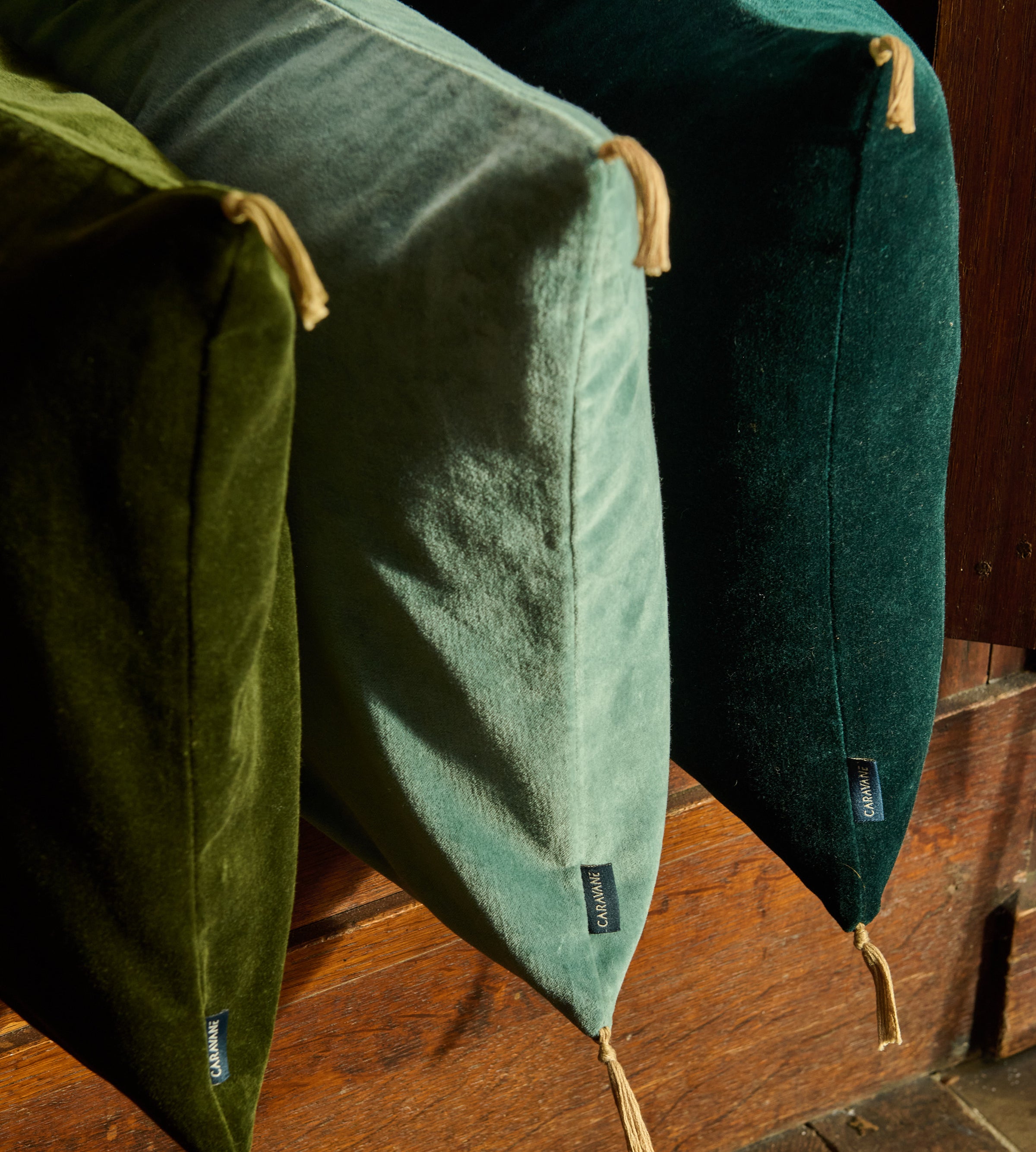 Housse de coussin Velours lavé