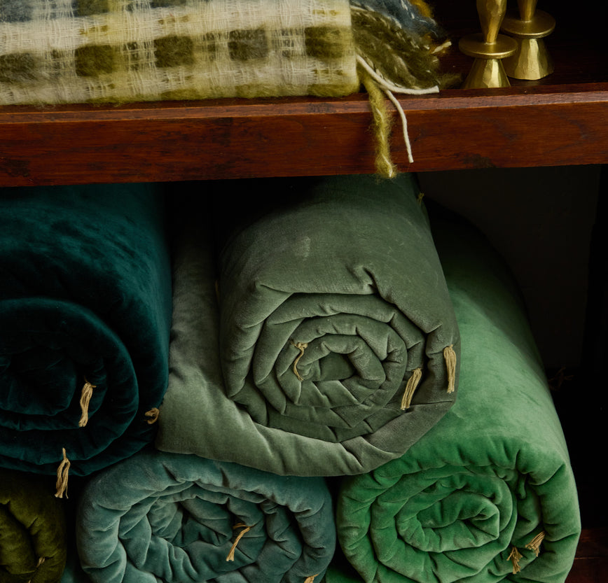 Sofa cover Velours lavé