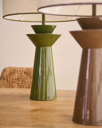 Pied de lampe à poser Rosha laqué