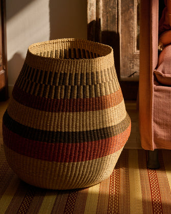 Nigelle Basket terracotta cacao