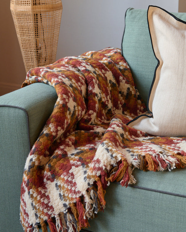 Tweedy plaid