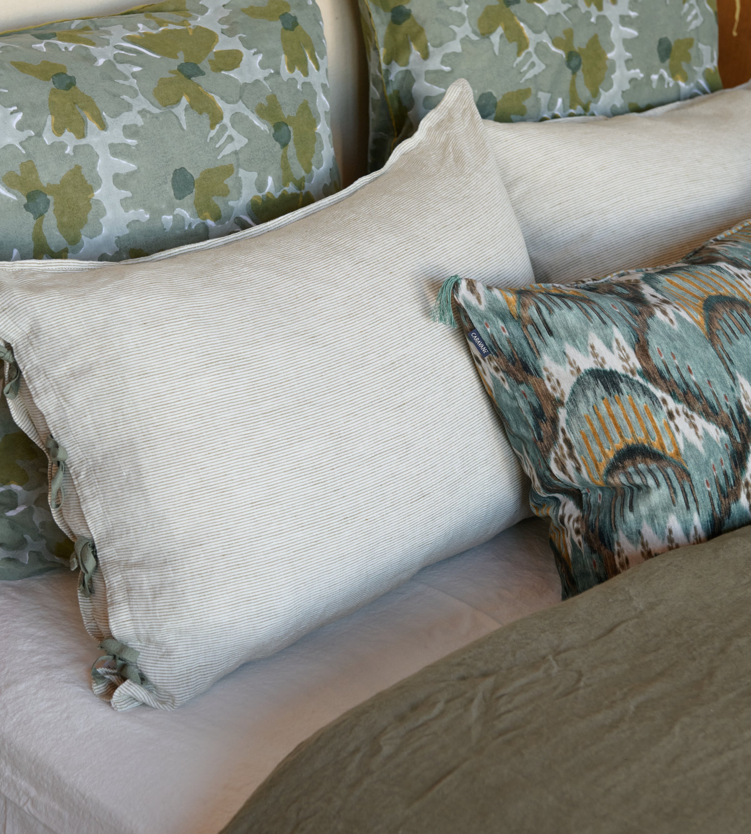 Set of 2 Fil à fil pillowcases