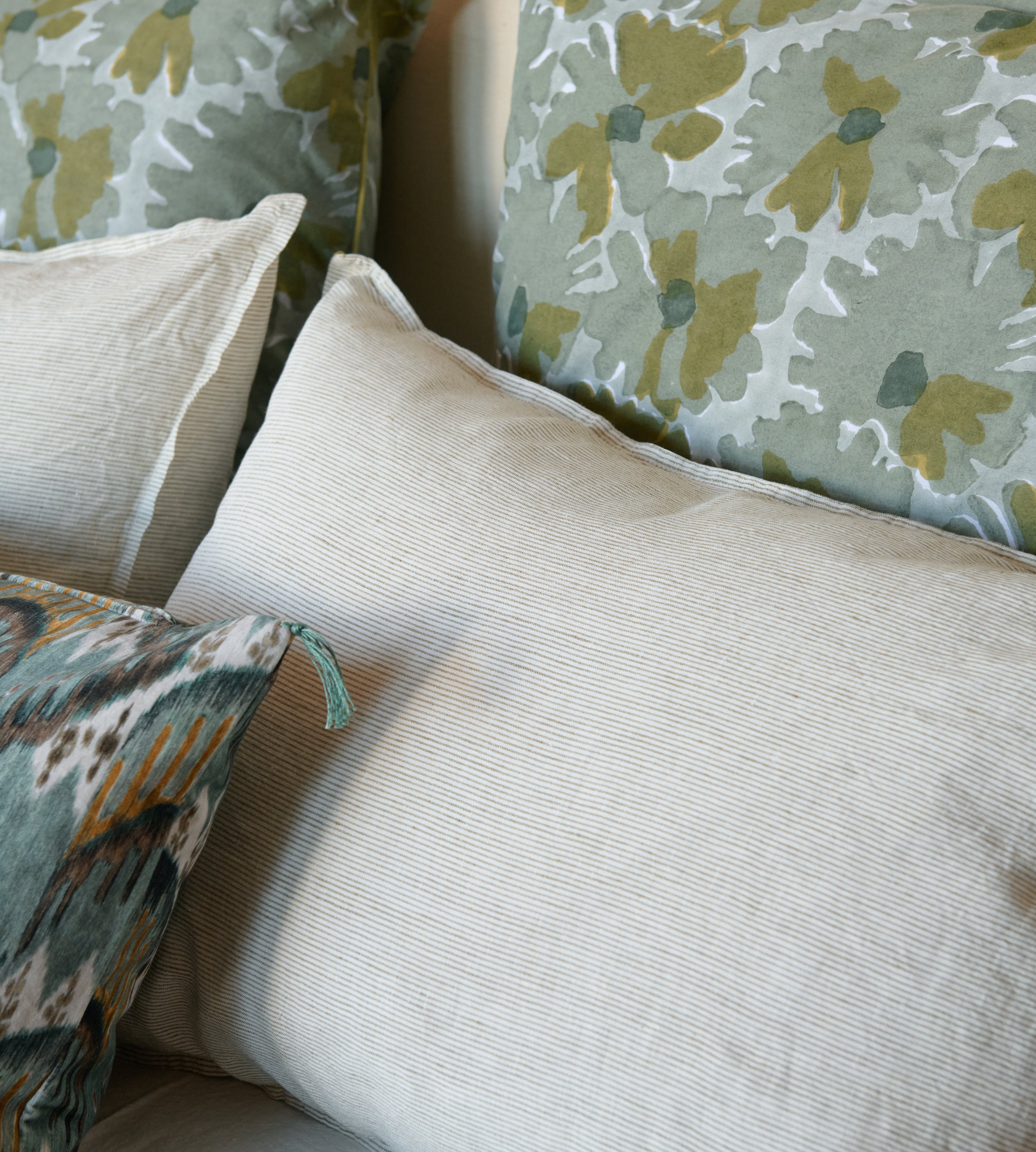 Set of 2 Fil à fil pillowcases