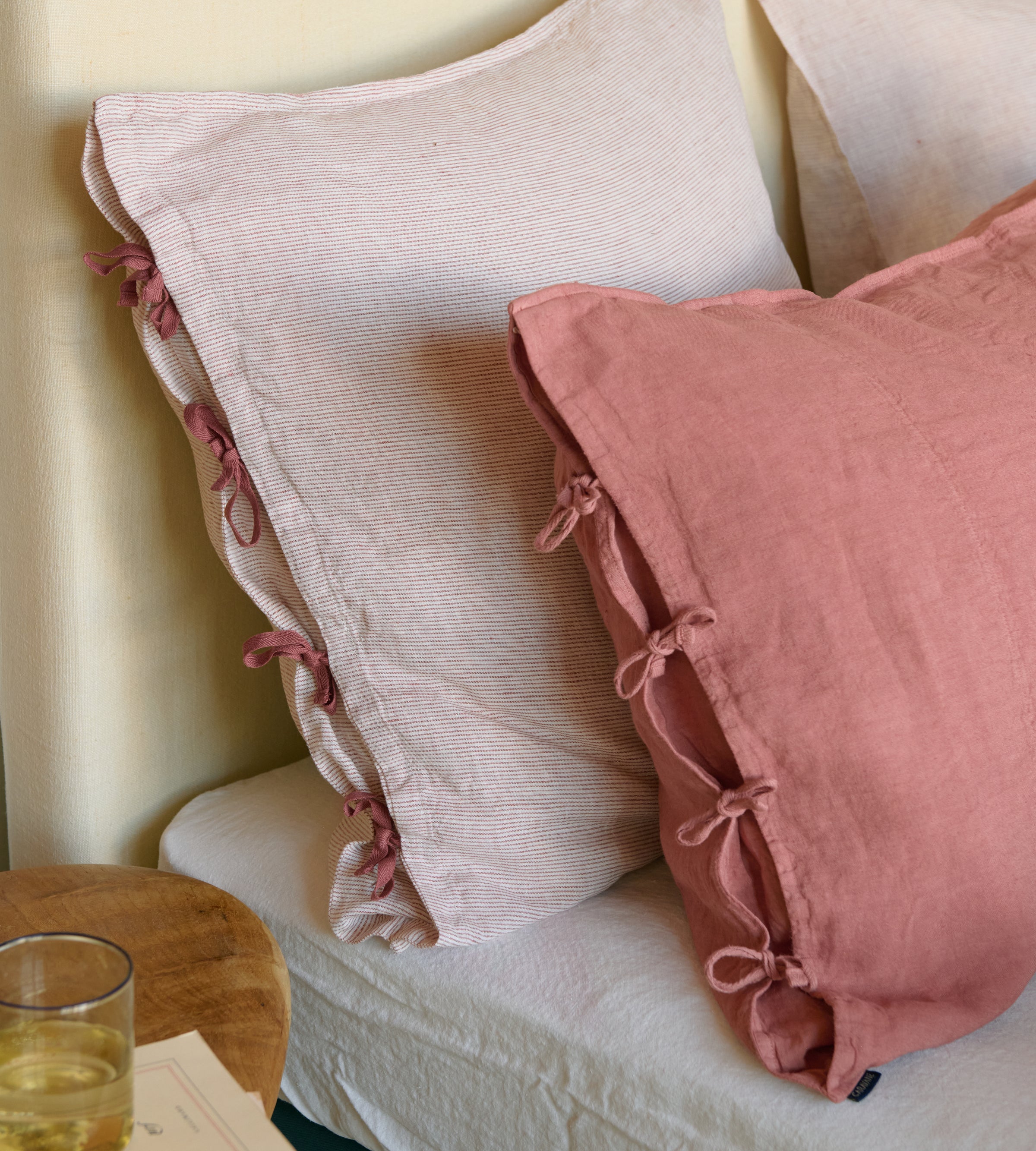 Set of 2 Fil à fil pillowcases