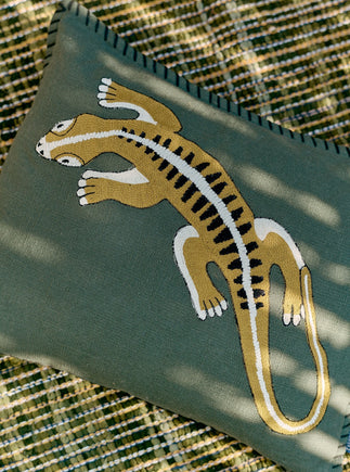 Housse de coussin Gecko