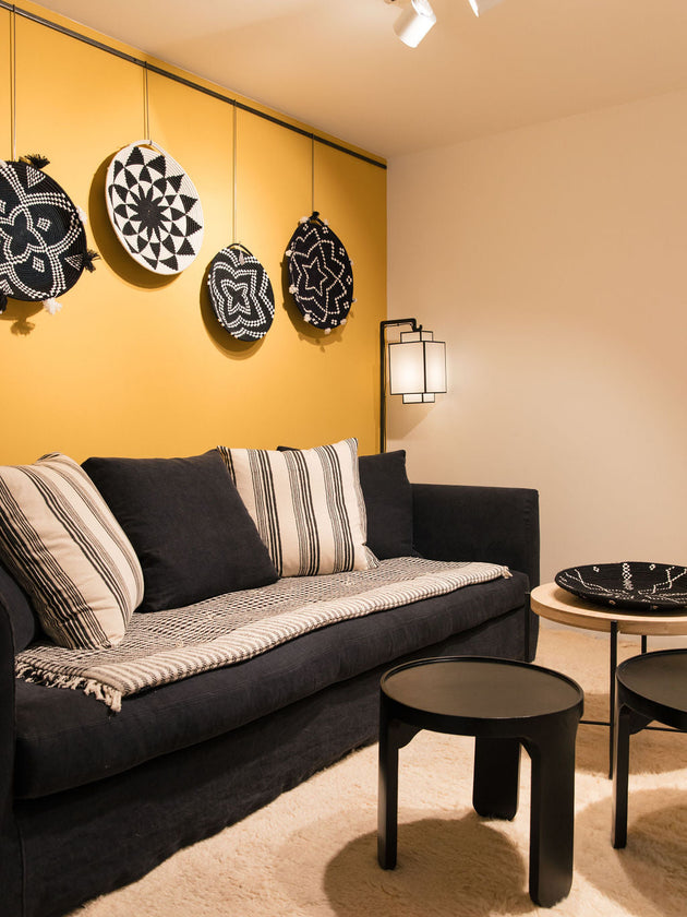 Sofa cover pied de poule