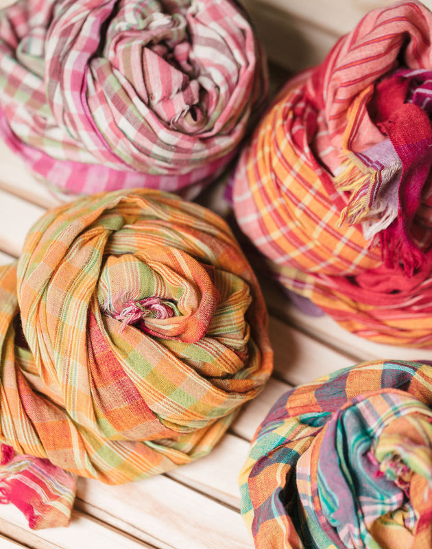 Echarpes légères en coton