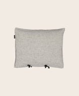 Petite housse de coussin Fil à fil en lin lavé à motifs 