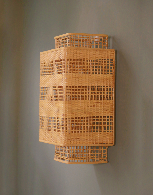 Applique murale en bambou