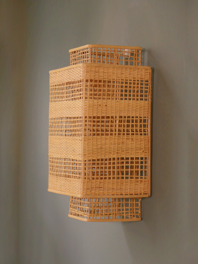 Applique murale en bambou