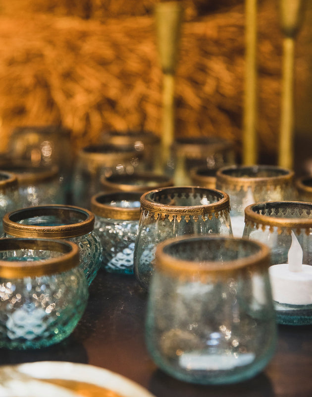 Photophore Hera modelé à la main