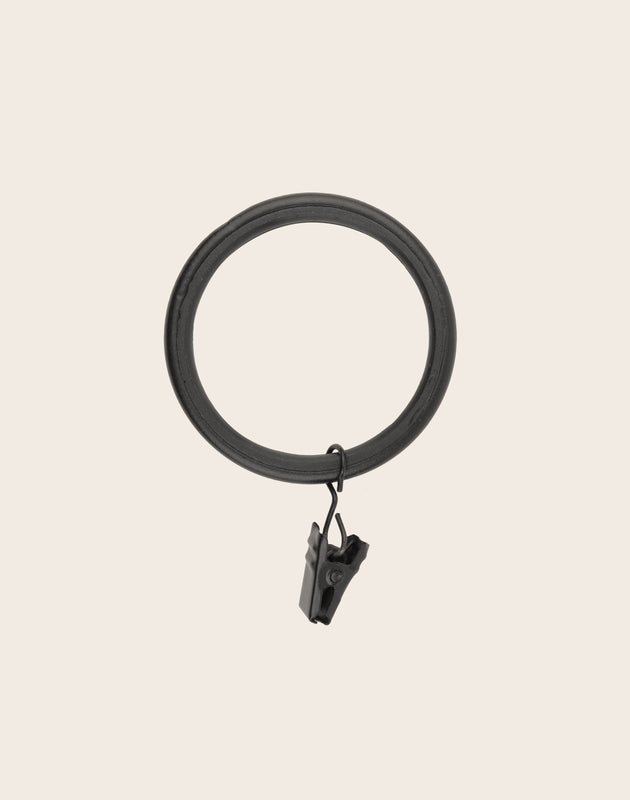 Anneau-pince pour tringle à rideau