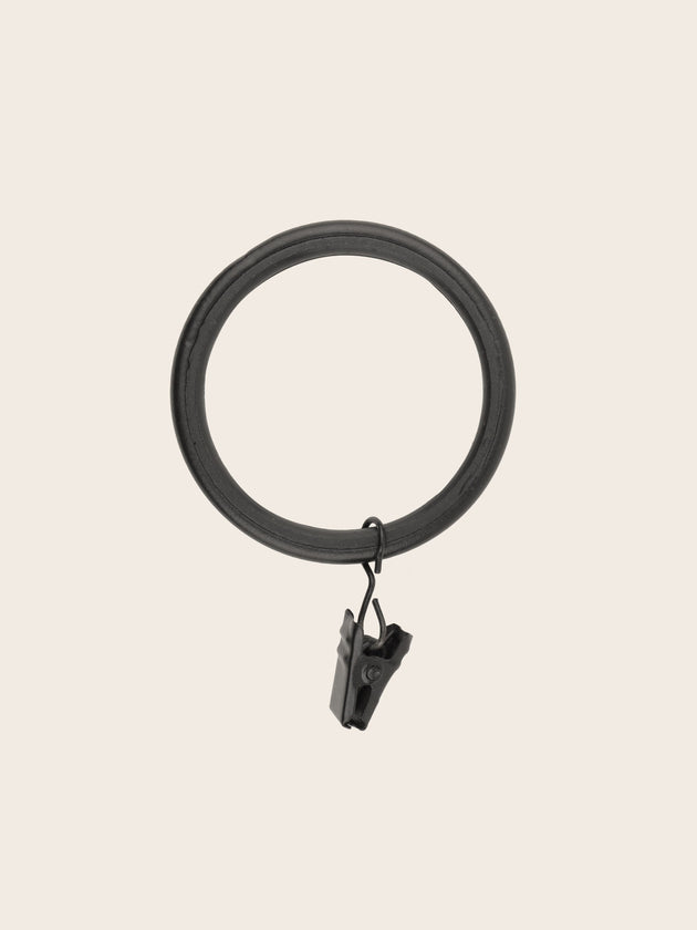 Anneau-pince pour tringle à rideau