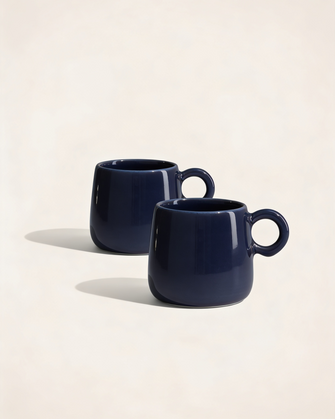 Lot de 2 tasses Amarelo