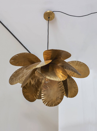 Grande suspension doré en laiton