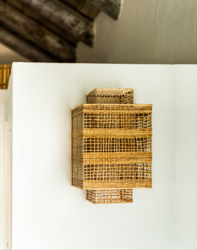 Applique murale en bambou