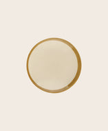 Assiettes plates en faïence émaillée ocean