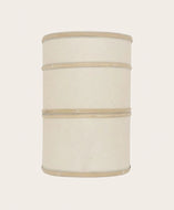 Applique en bambou de couleur naturelle à accrocher au mur