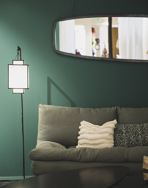 duo de table basse en acier brut noir Atoll