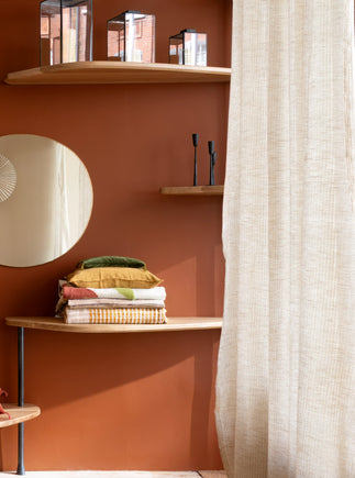 Rideau Arys en khadi de coton biologique