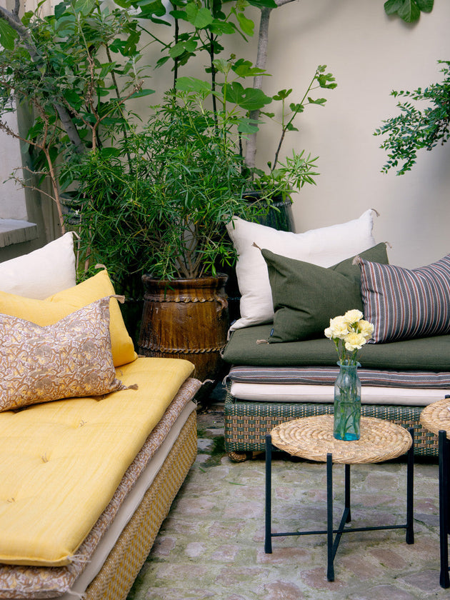 Coussin d'extérieur Anatole vert - Caravane